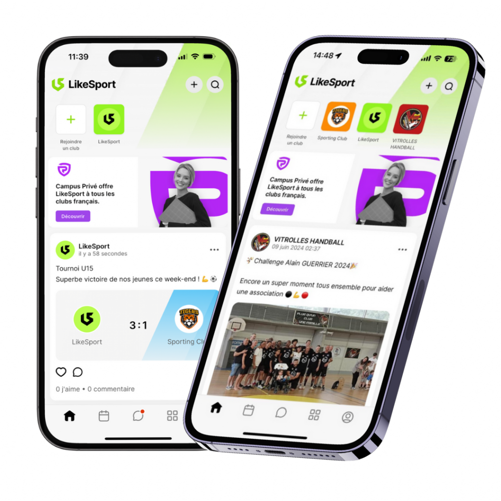 Actualités application LikeSport